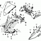 CBR500RA Верхний обтекатель