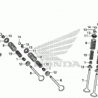 CMX300A Распределительный вал и клапана