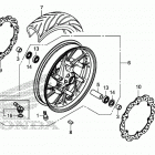 CBR650FA Переднее колесо