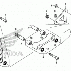 CB500X Задние амортизаторы