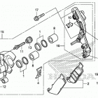 CB300FA Front brake caliper (abs)