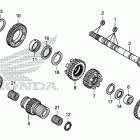 NC750XD Transmission (mainshaft)
