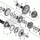 CBR500RA Трансмиссия