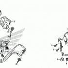 CTX700D Рулевые переключатели и тросы