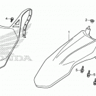 CRF125FB Переднее крыло