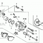 CB300FA Задний суппорт