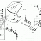 CB300FA Сиденье