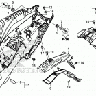 CBR500RA Задний бампер