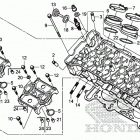 CBR1000S2 Головка цилиндров