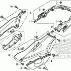 ST1300PA Сидение и обтекатели сиденья