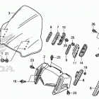 ST1300PA Ветровое стекло