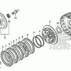 CB300FA Сцепление