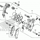 CRF450RX Передний суппорт