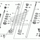 CRF250L Передняя вилка