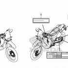 CRF250L Caution label (2)