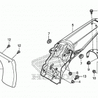 CRF125FB Rear fender (1)