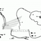 CRF450RX Рычаги,тросы и рулевые переключатели