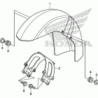 VT750C2B Front fender (1)