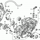 CRF250R Картер двигателя