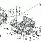CB1100CA Картер двигателя
