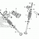 CRF150F Распределительный вал и клапана