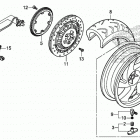 GL1800 Переднее колесо