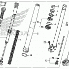 CRF450X Передняя вилка