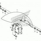 VT750C2B Крыло переднее