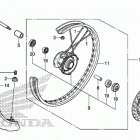 CRF150F Переднее колесо