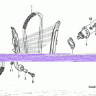 CRF250X Цепь ГРМ и натяжитель