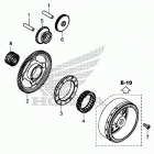 CRF1000A Муфта стартера