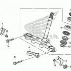 CRF125F Траверса нижняя