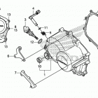 CRF125F Крышка картера правая
