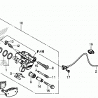 CB1100CA Задний суппорт