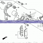 CRF450X Передний суппорт