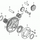XR650L Муфта стартера