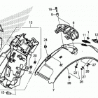 CB1100CA Задний бампер