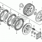 CRF125F Сцепление