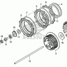 CRF250X Сцепление