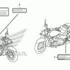 VT750C2B Лейбл предостережения