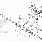 CRF150F Задние амортизаторы