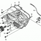 XR650L Крышка картера правая