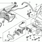 VT750C2B Задний фонарь