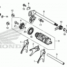 CRF1000A Gearshift drum (1)