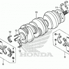 GL1800 Коленчатый вал и поршни
