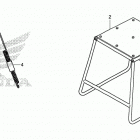 CRF250X Подножка