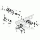 CRF450X Подножки