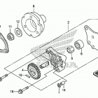 CRF125F Масляный насос