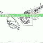 CRF150F Задний тормоз