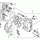 CRF125F Передний суппорт